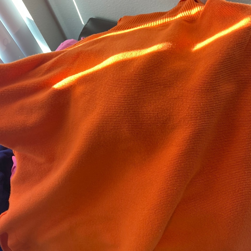 Orange sweater